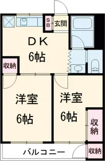 第3横溝コーポ【3階】の間取り