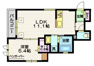 グラン シャリオ南蒲田【2階】の間取り