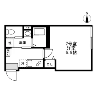 ベイルームハイム大和中央A【2階】の間取り