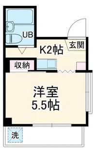 柳澤ハイツ【4階】の間取り