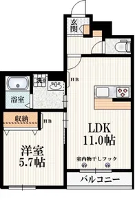 パーシモン荻窪【2階】の間取り