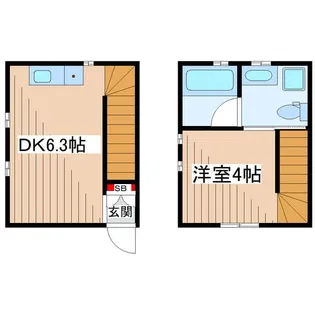 ウッドメゾン上星川【2階】の間取り