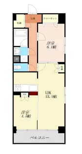 AREIZA【5階】の間取り