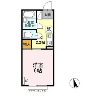 エール上新【1階】の間取り