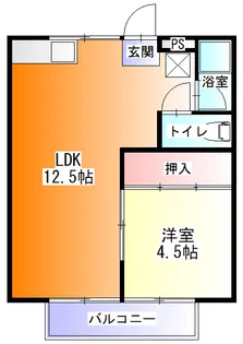 サンハイツ【2階】の間取り