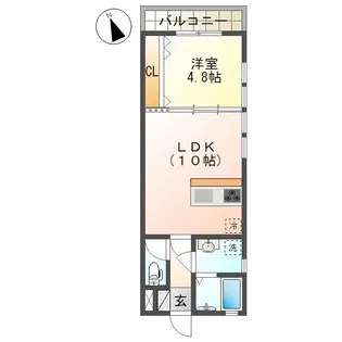 VISTA LAGO【2階】の間取り