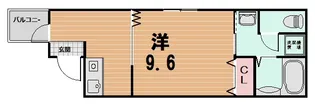 Stock cube椥辻(ストックキューブナギツジ)【2階】の間取り