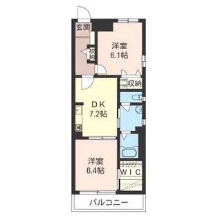 ガラリエ【2階】の間取り