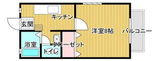 サンコーポラス山下【2階】の間取り
