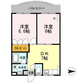 グランディール小泉【3階】の間取り