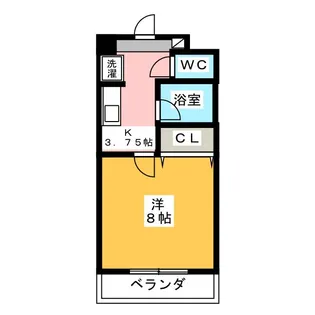 シャトー24【1階】の間取り