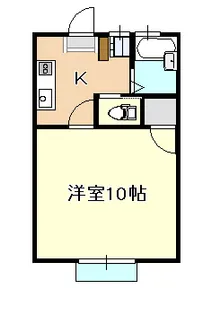 岡山県岡山市中区原尾島2【アパート】の間取り