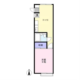 東京都小平市上水南町3【アパート】の間取り