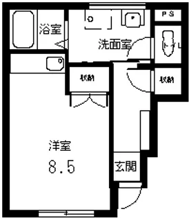HAPPY SPRING【1階】の間取り