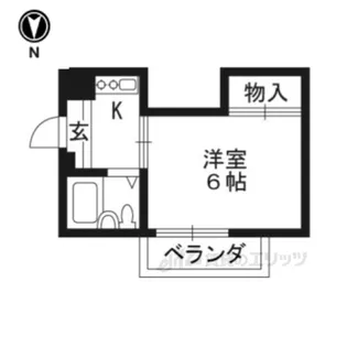 コーポ姉小路【2階】の間取り