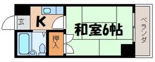 あびこビル【5階】の間取り