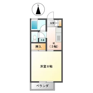 ハイツエクセル【2階】の間取り