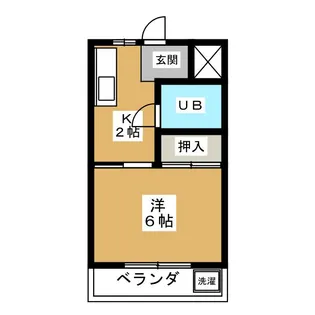 アムールアミィ【1階】の間取り