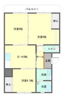 コーポ浅田【3階】の間取り