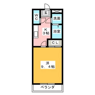 メゾン花壱番館【1階】の間取り