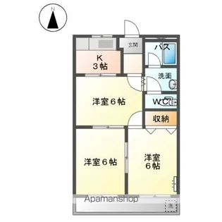 アーバンヒルズT1【3階】の間取り