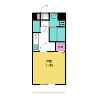 ルミライズ一条【1階】の間取り