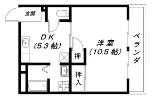 ヌーベルハウスI【2階】の間取り