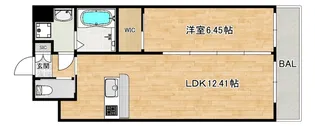 大阪府大阪市住吉区万代東3【マンション】の間取り