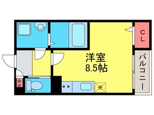 ディオコーポはりなかの【1階】の間取り