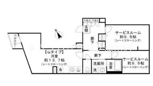 アイディ西馬込12の間取り