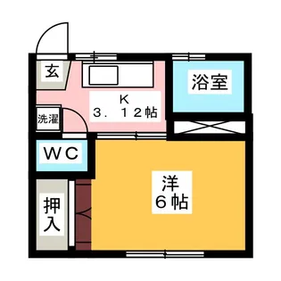 新福島荘【1階】の間取り