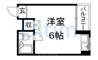 桃山サニーハイツ【3階】の間取り