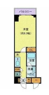 神奈川県横浜市中区松影町1【マンション】の間取り