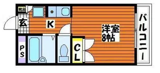 リベールB【2階】の間取り