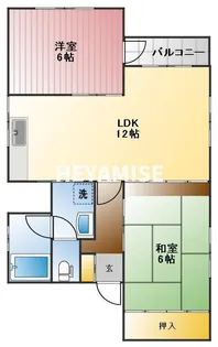 富士ハイツ【4階】の間取り