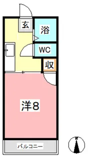 小野コーポ【1階】の間取り