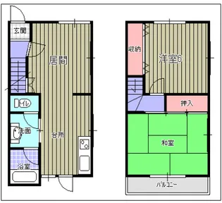 兵庫県神戸市長田区日吉町4【一戸建】の間取り
