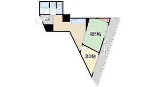 新大阪第1ダイヤモンドマンション【10階】の間取り