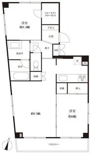 コンフォートK【4階】の間取り