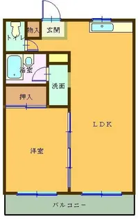 グラッドハウスリオ【2階】の間取り