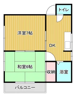 新潟県新潟市東区牡丹山3【アパート】の間取り