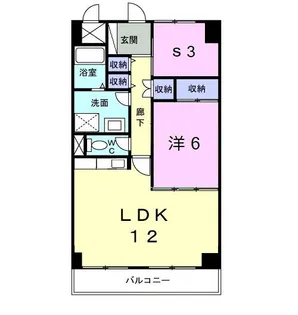 フレッチアフューミーノ【3階】の間取り