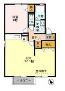 グランパール【1階】の間取り