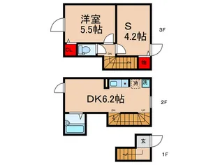 西新井本町BASEの間取り