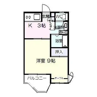 ポルタ日向【4階】の間取り