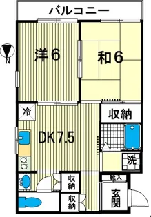 ファミールYS【2階】の間取り