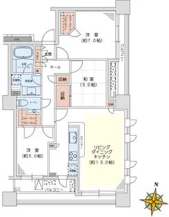 THE TOWER KOISHIKAWA【9階】の間取り