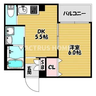 LEADINGLIFE ABENO BLDG.【5階】の間取り