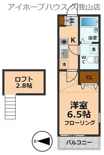 東京都杉並区久我山3【アパート】の間取り