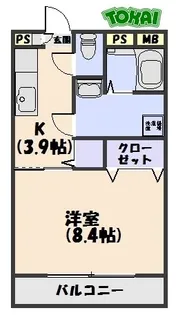 Asteios【2階】の間取り